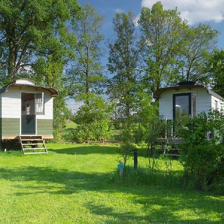 B&B Pipowagen "Het Wellnesst" Op Wellness Camping En B&B Stoltenborg Meddo Dış mekan fotoğraf