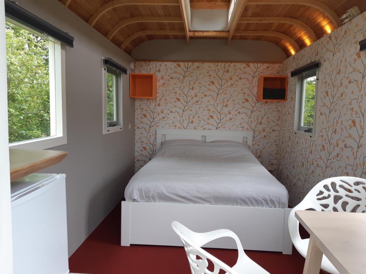 B&B Pipowagen "Het Wellnesst" Op Wellness Camping En B&B Stoltenborg Meddo Dış mekan fotoğraf