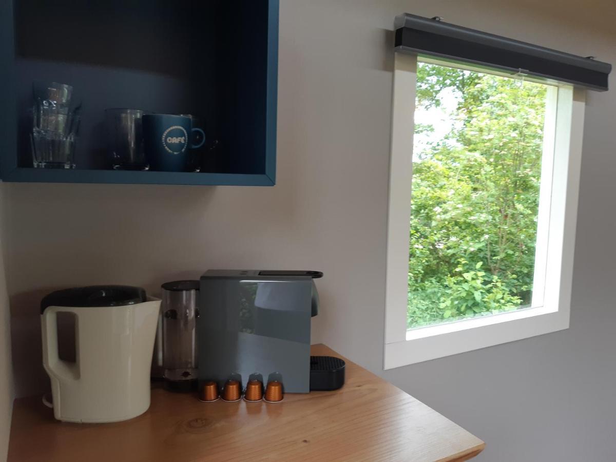 B&B Pipowagen "Het Wellnesst" Op Wellness Camping En B&B Stoltenborg Meddo Dış mekan fotoğraf