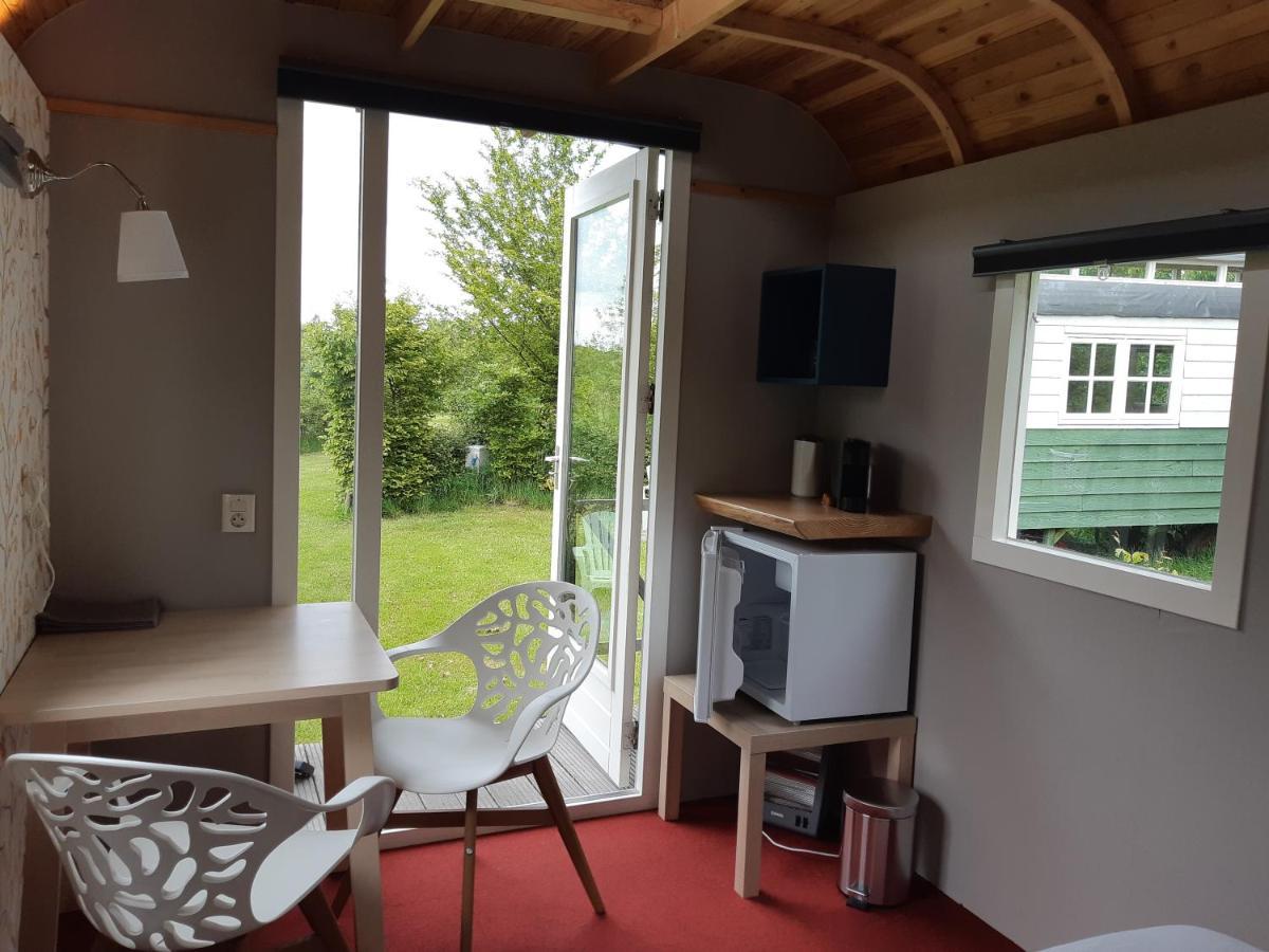 B&B Pipowagen "Het Wellnesst" Op Wellness Camping En B&B Stoltenborg Meddo Dış mekan fotoğraf