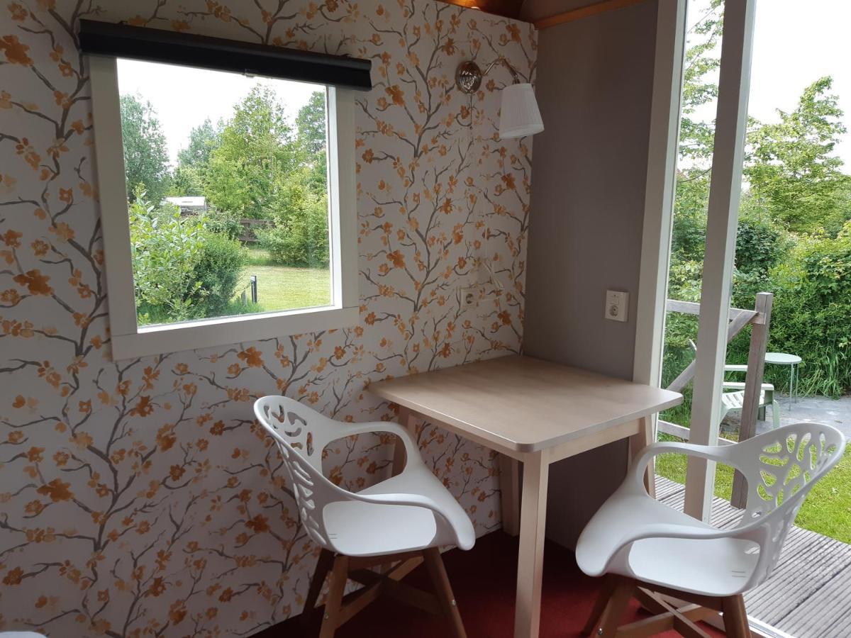 B&B Pipowagen "Het Wellnesst" Op Wellness Camping En B&B Stoltenborg Meddo Dış mekan fotoğraf